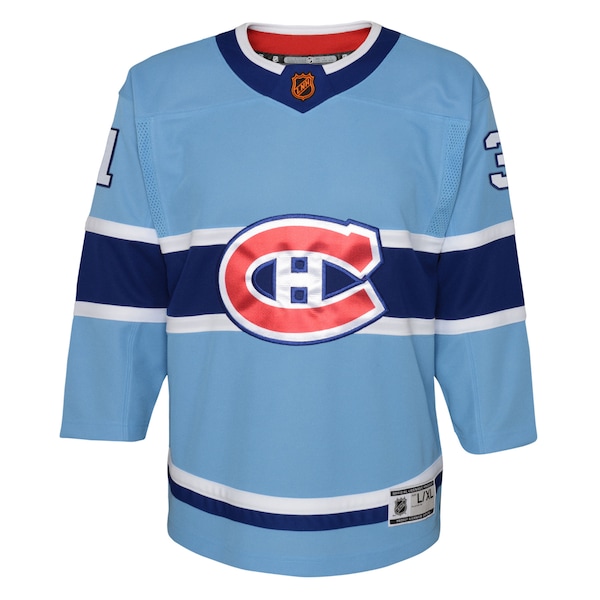 Carey Price Montreal Canadiens Youth Special Edition 2.0 Premier Player Jersey - Light Blue