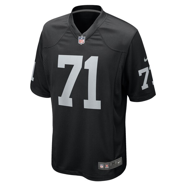 Justin Herron Las Vegas Raiders Nike Team Game Jersey -  Black