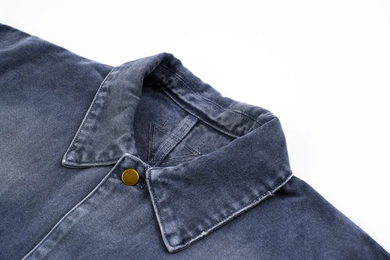 Prada Ice Blue Distressed Four-Pocket Denim Jacket product photo from LabelPicks