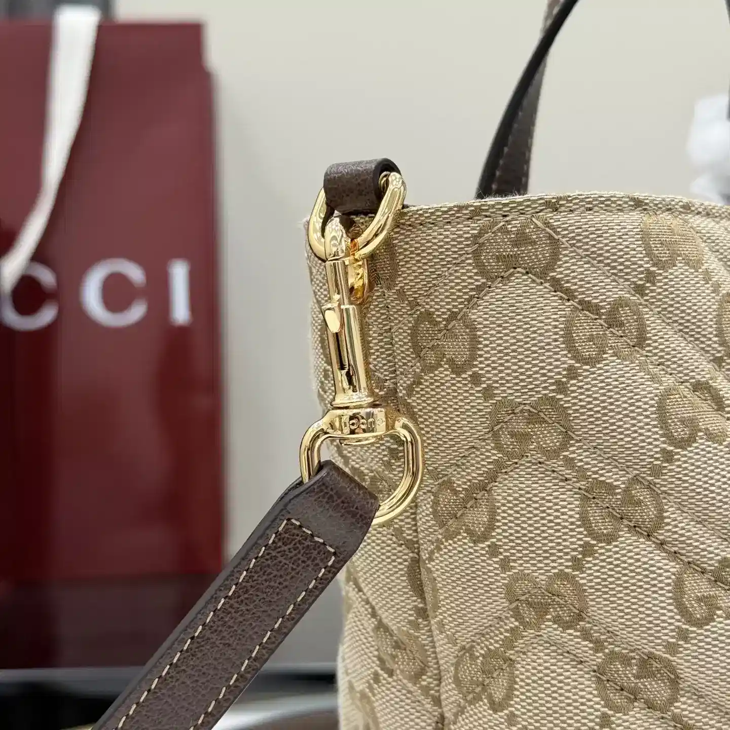 Gucci Generation Brown GG Supreme Canvas Tote Bag product photo from LabelPicks