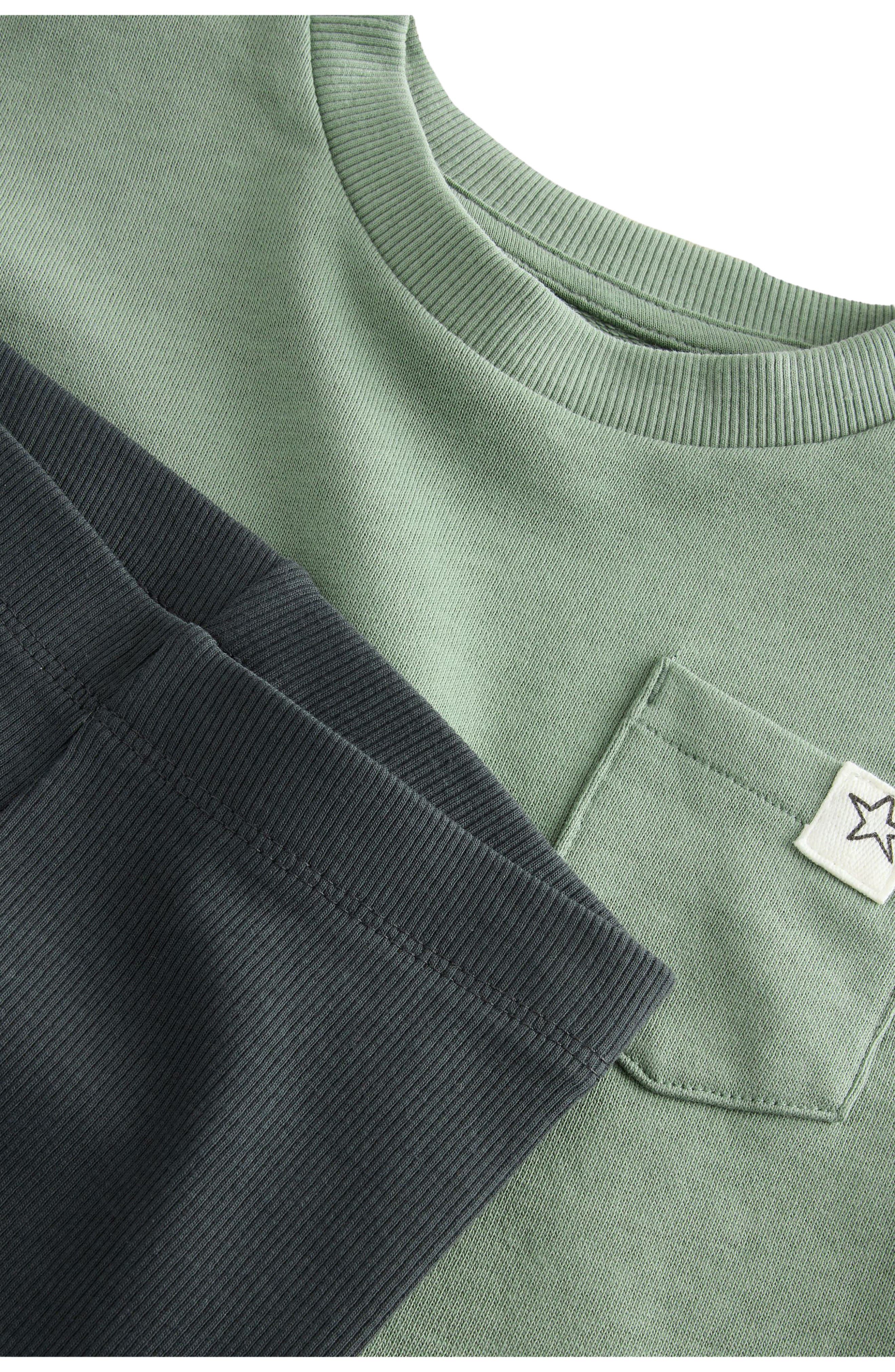 NEXT Kids' Long Sleeve Pocket T-Shirt & Leggings Set