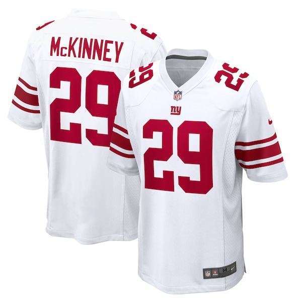 Xavier McKinney New York Giants Nike Away Game Player Jersey - White/Royal