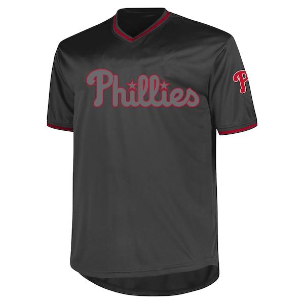 Philadelphia Phillies Profile Big & Tall Pop Fashion Jersey - Charcoal