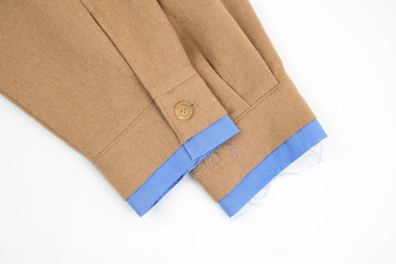 Miu Miu Camel Contrast Collar Jacket product photo from LabelPicks