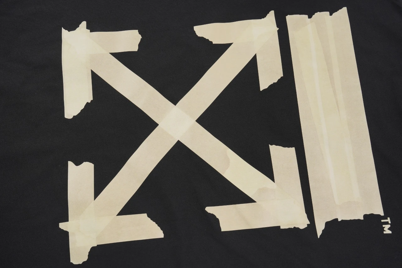 Off-White Black Yellow Tape Arrow T-Shirt product photo from LabelPicks
