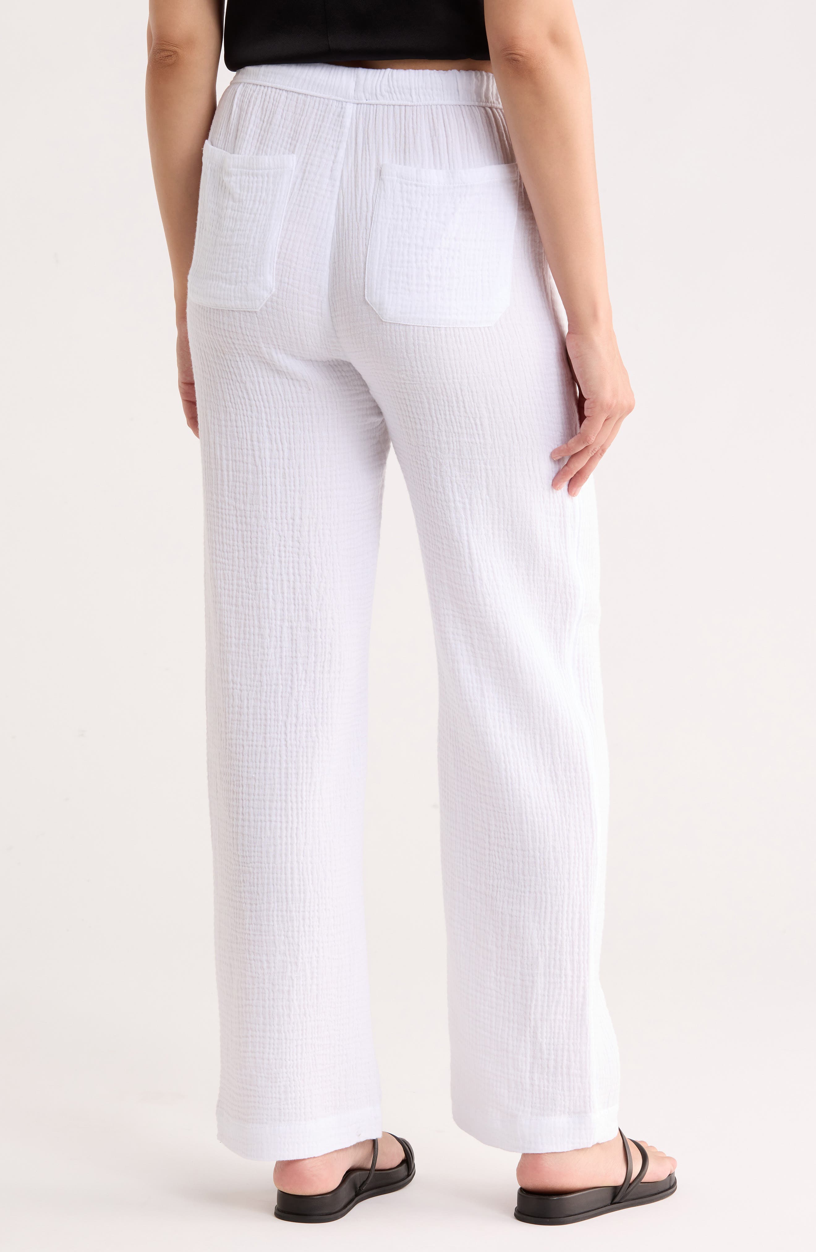 Splendid Gauze Wide Leg Pants