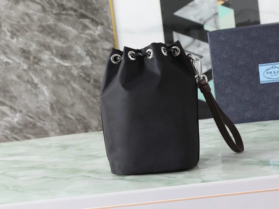 Prada Black Nylon Bucket Bag product photo from LabelPicks