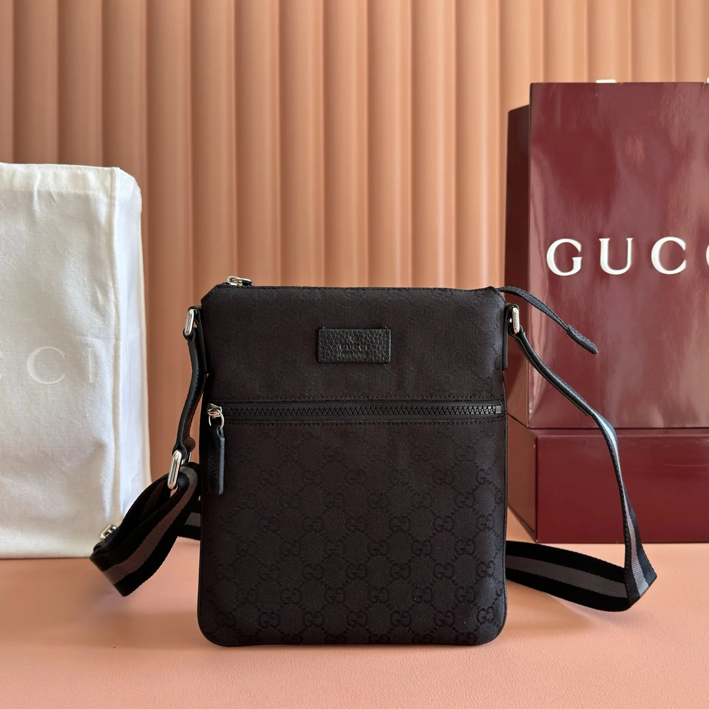 Gucci Canvas and Leather Crossbody Bag product photo from LabelPicks