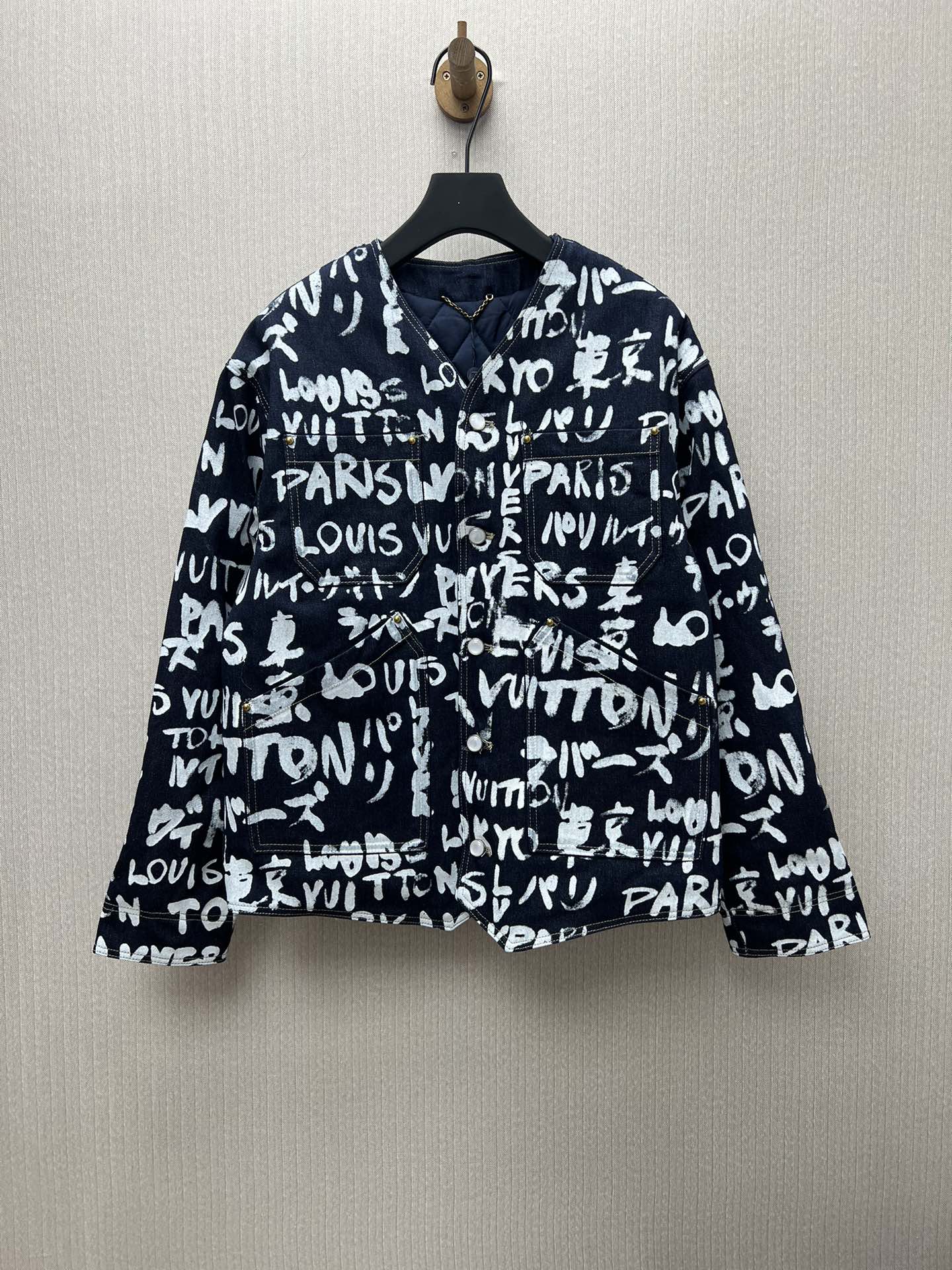 0902 New features heavy craft long-sleeved jacket