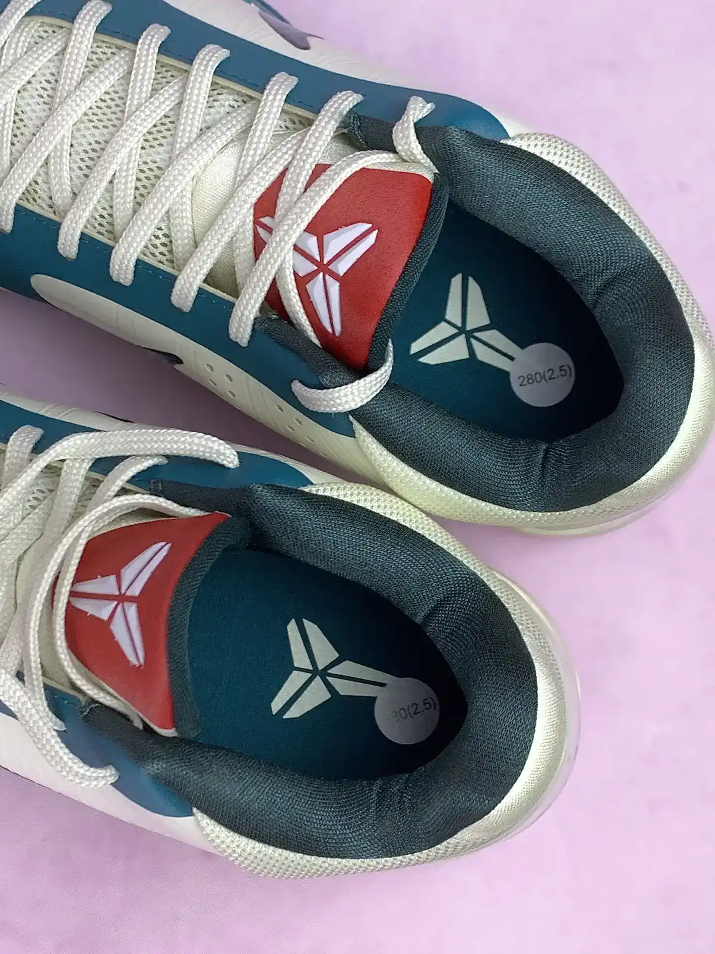 Kobe 5 Protro x Caitlin Clark 'Coconut Milk and Bright Spruce' Shoes product photo from LabelPicks