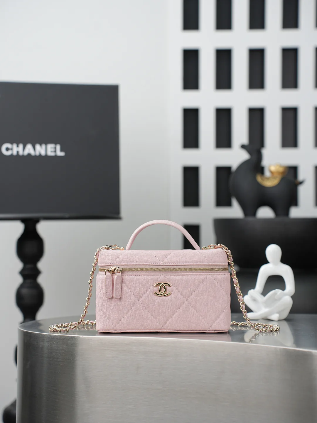 Chanel Quilted Leather Top Handle Bag product photo from LabelPicks