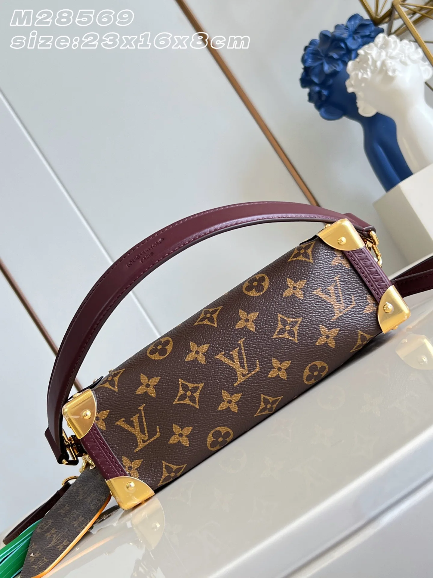 Louis Vuitton Red Canvas and Leather Top Handle Bag product photo from LabelPicks