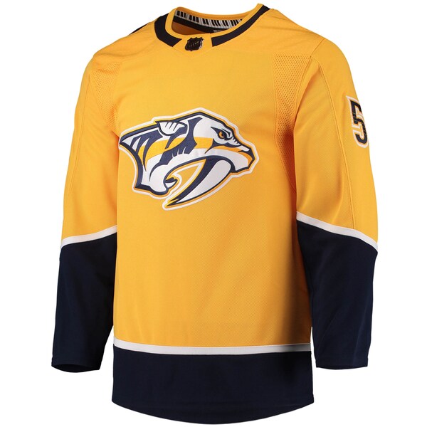 Roman Josi Nashville Predators adidas Home Primegreen Authentic Player Jersey - Gold