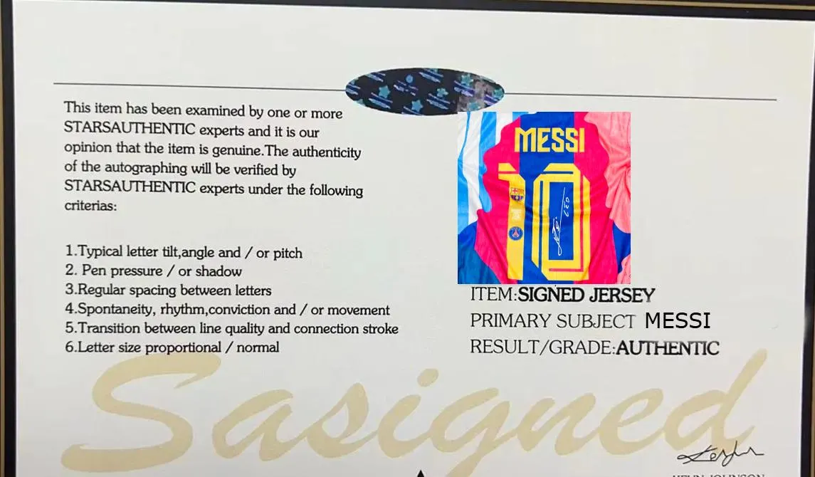 Lionel Messi SIGNED Special GOAT 25/26 Career Legacy Jersey/Shirt - COA - 2025
