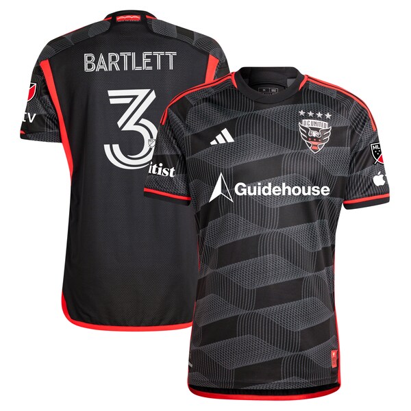 Lucas Bartlett D.C. United adidas 2024 The Icon Kit Authentic Player Jersey - Black