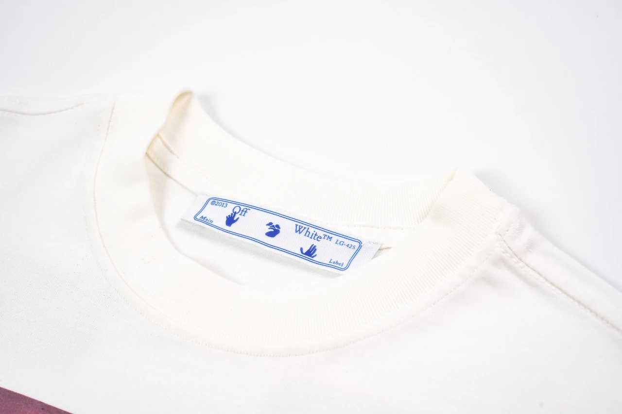 Off-White White Blurred Painting Arrow T-Shirt product photo from LabelPicks