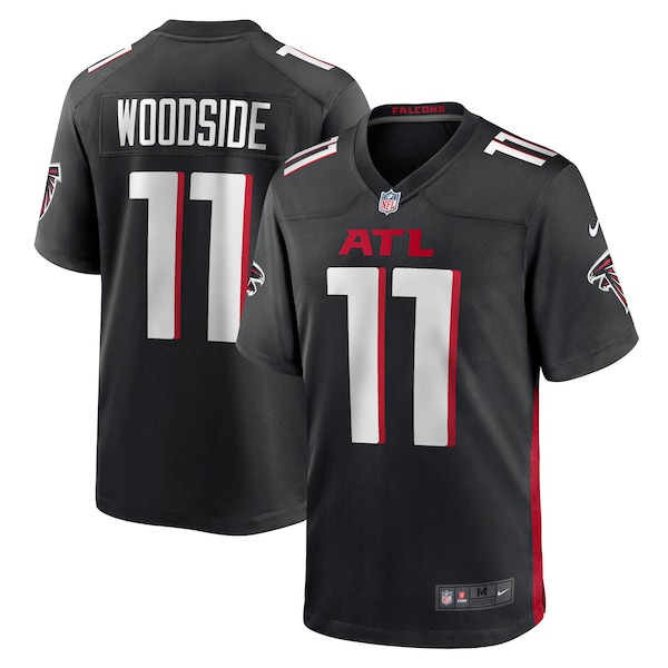 Logan Woodside Atlanta Falcons Nike Team Game Jersey -  Black