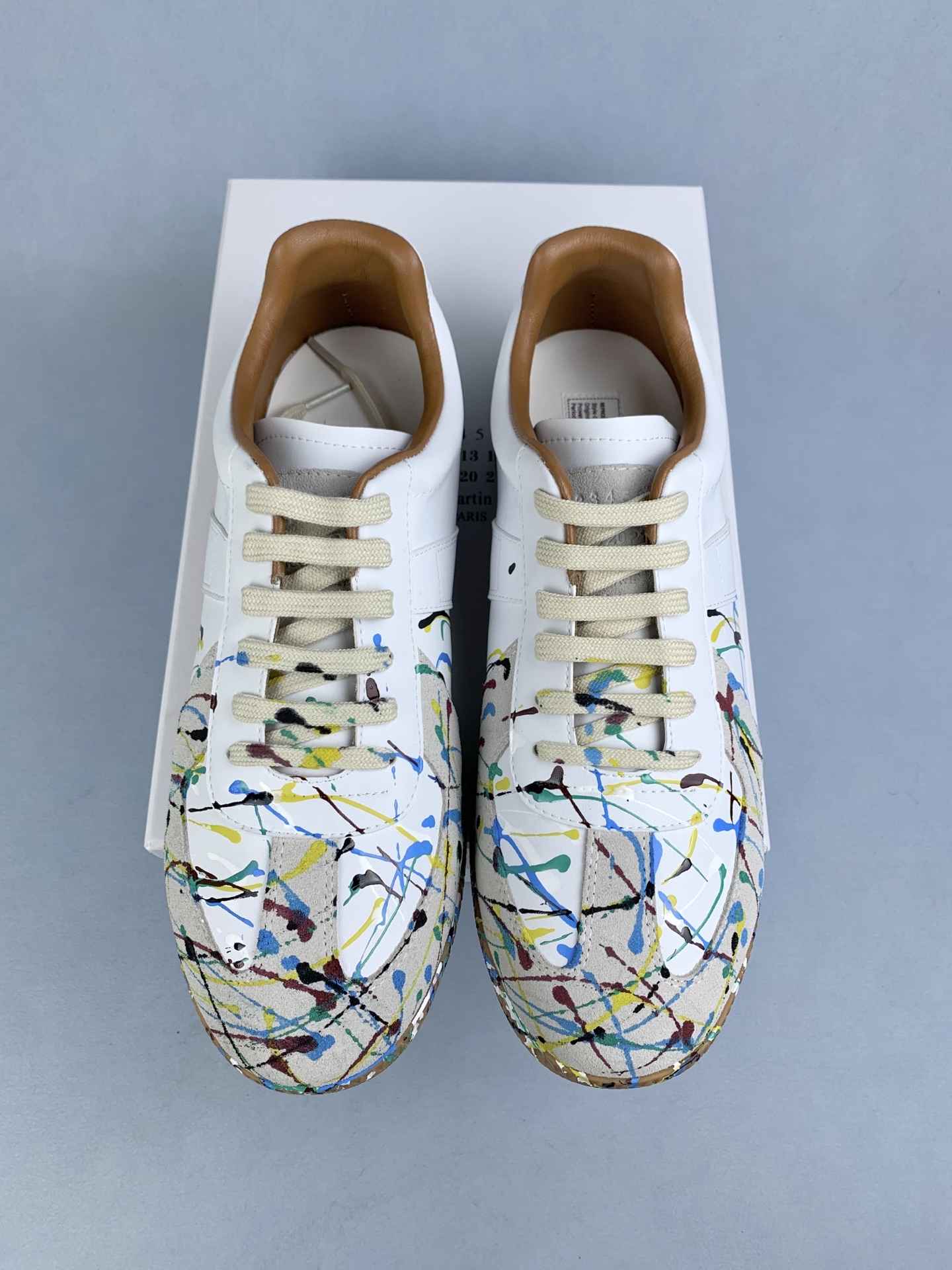 Maison Margiela Replica Paint Low-Top Sneakers