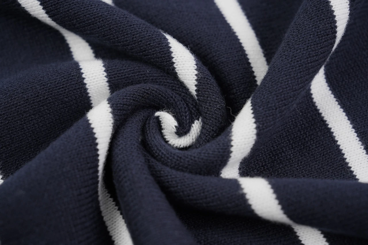 Ralph Lauren Navy Stripe Pony Embroidered Knit T-Shirt product photo from LabelPicks