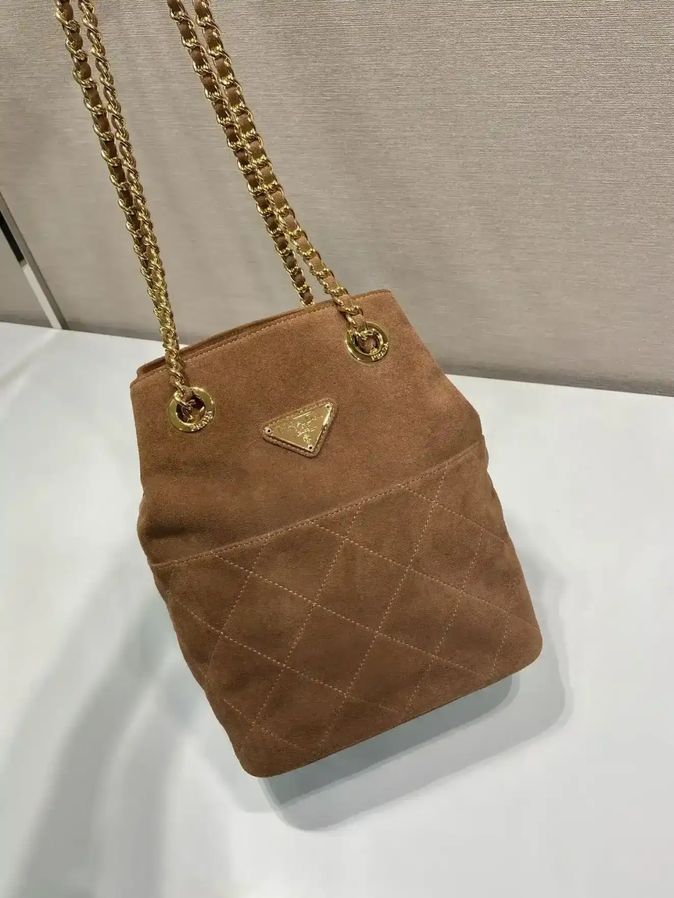 Prada Quilted Leather Bucket Bag product photo from LabelPicks