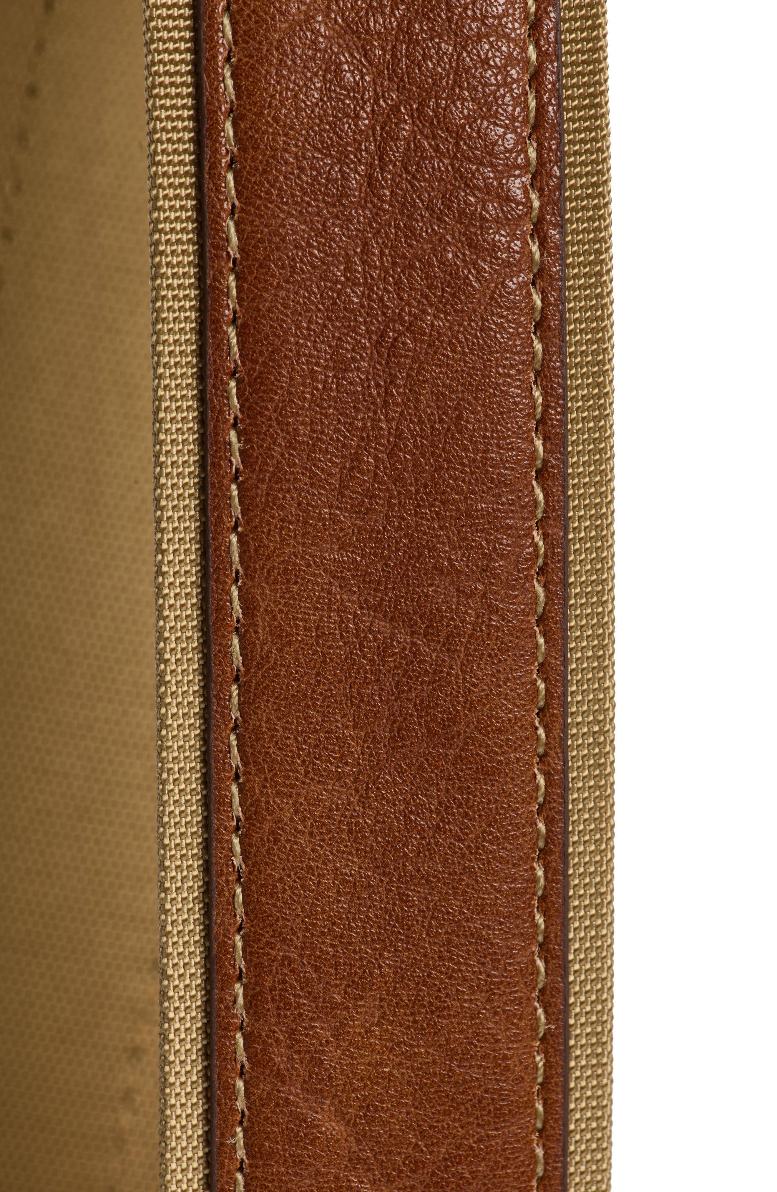 NORDSTROM RACK Leather & Canvas Belt