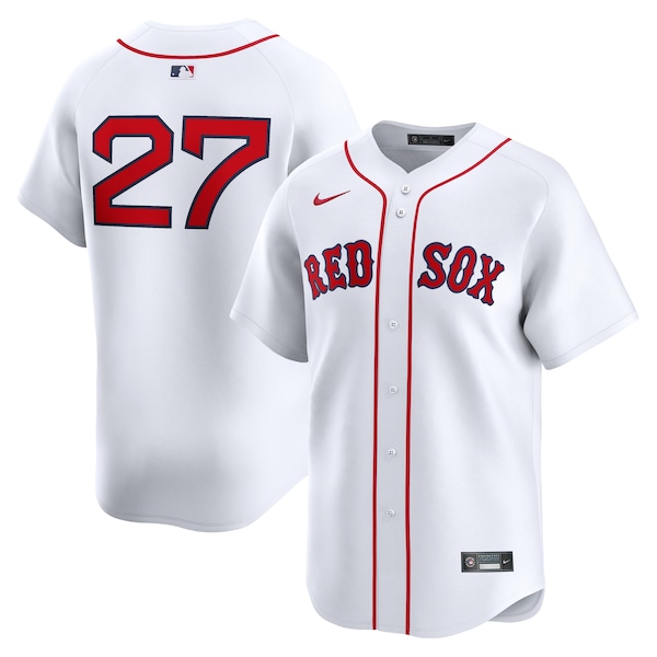 Carlton Fisk Boston Red Sox Nike Home Limited Player Jersey - White