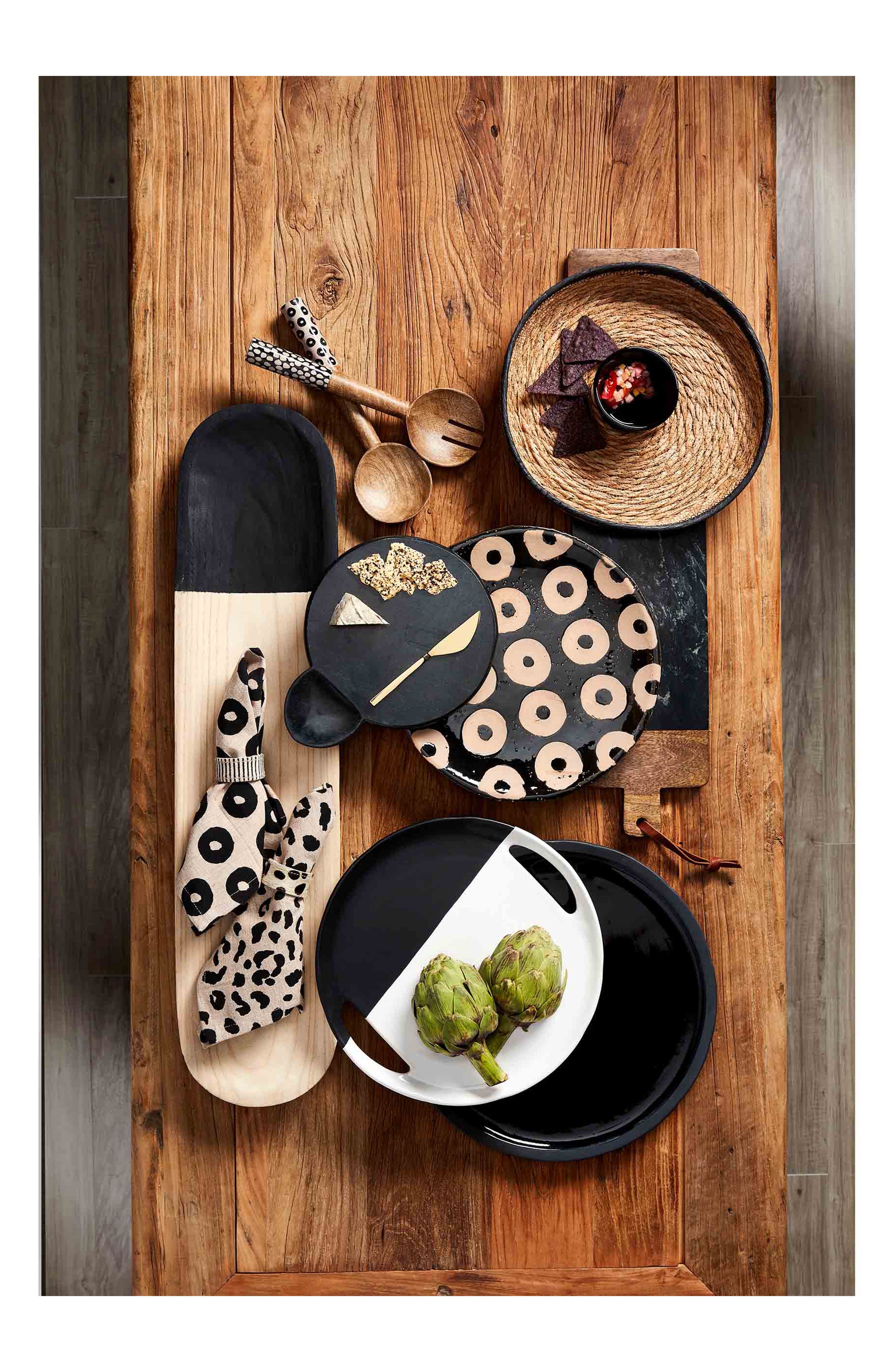 Mud Pie Stoneware Cheese Serving Set