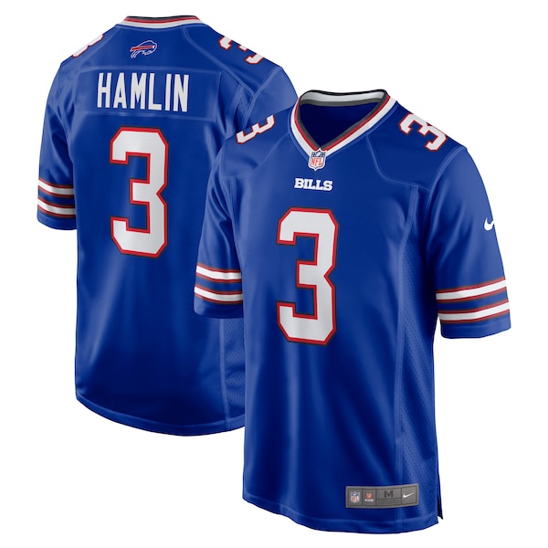 Damar Hamlin Buffalo Bills Nike Game Jersey - Royal/White