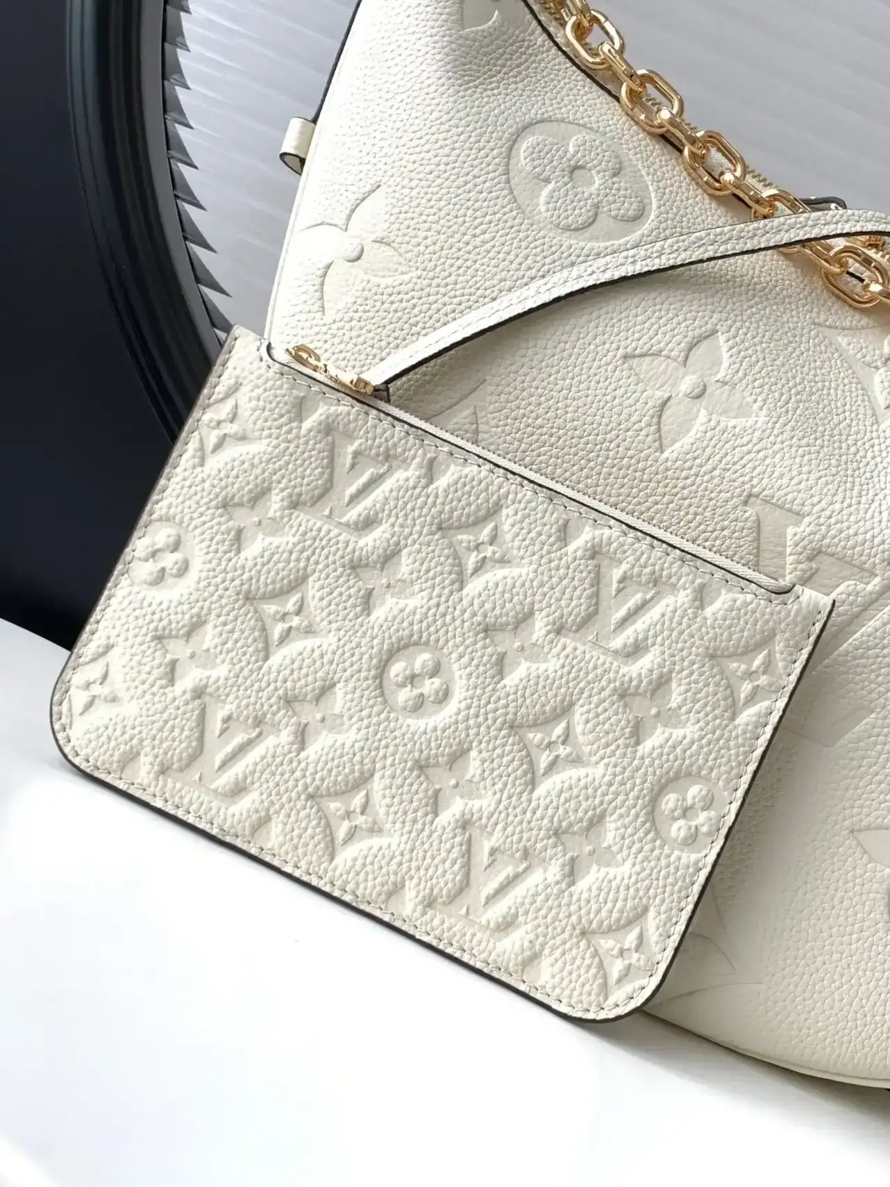 Louis Vuitton Black Loop Grained Leather Hobo Bag product photo from LabelPicks