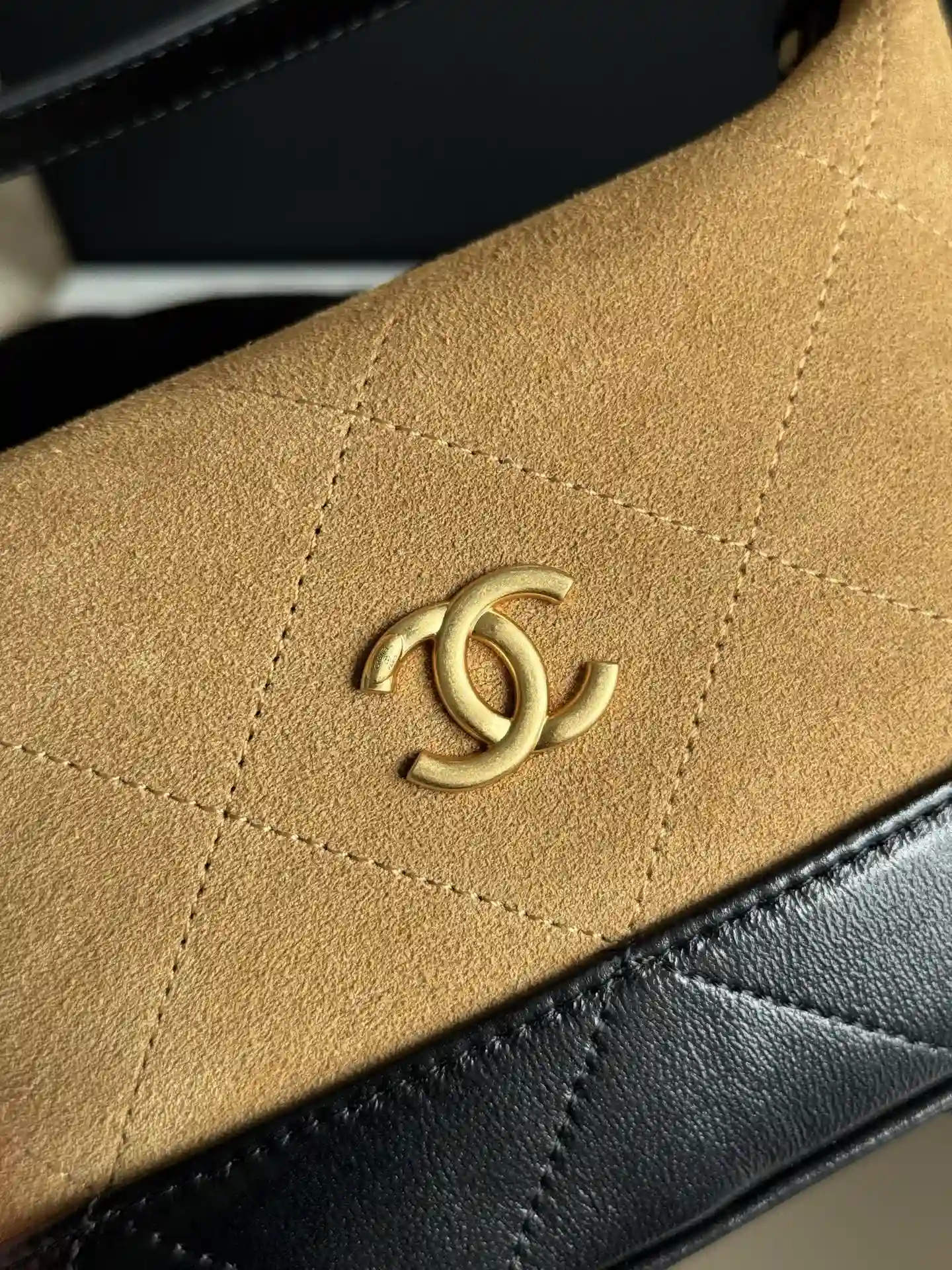 Chanel Suede Leather Top Handle Bag product photo from LabelPicks