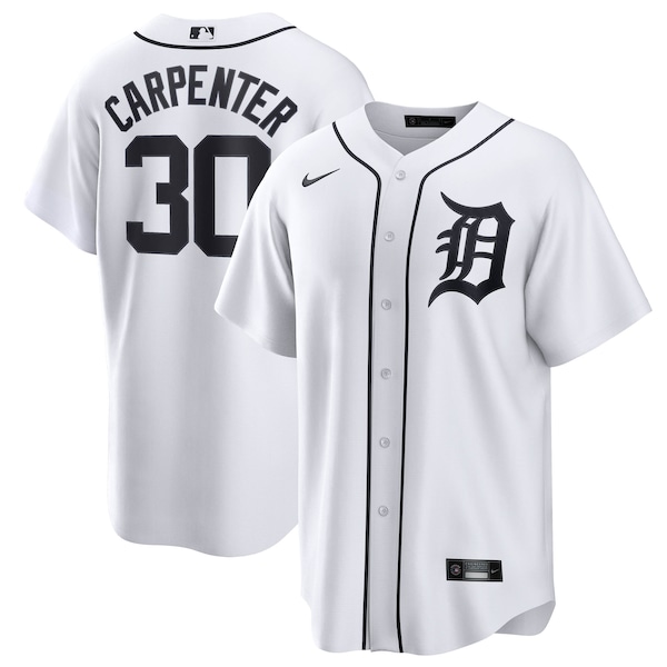 Kerry Carpenter Detroit Tigers Nike Home Replica Jersey - White