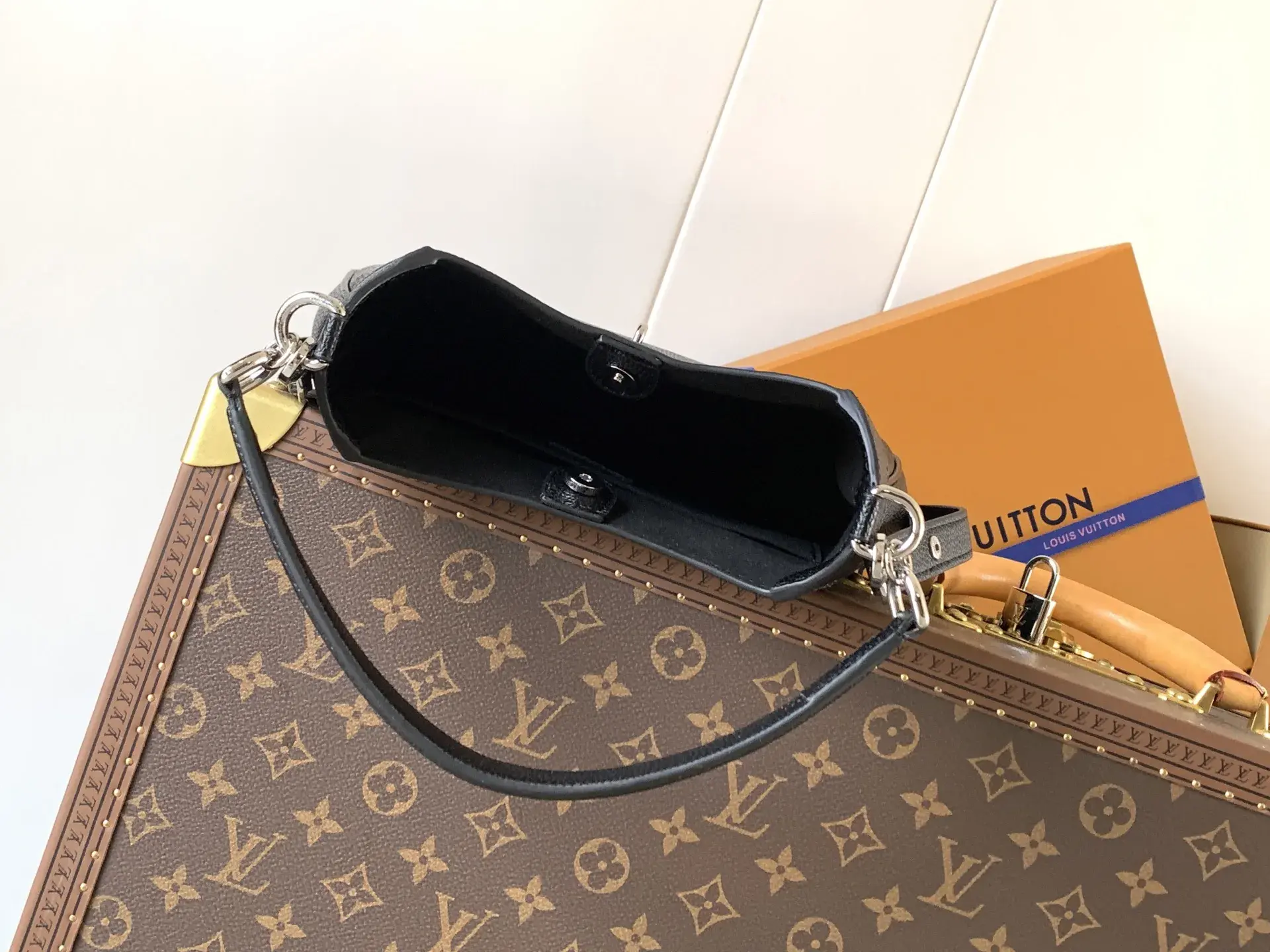 Louis Vuitton Black Calfskin Hobo Bag product photo from LabelPicks