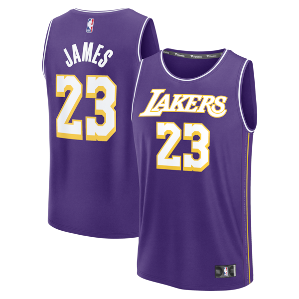 LeBron James Los Angeles Lakers  Fast Break Jersey - Statement Edition - Purple