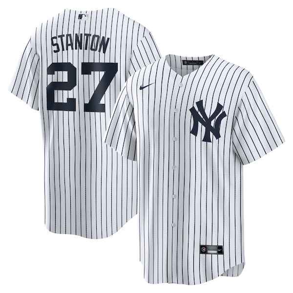 Giancarlo Stanton New York Yankees Nike Home Replica Player Name Jersey - White