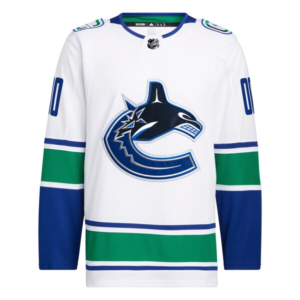 Vancouver Canucks adidas  Away  Primegreen Authentic Custom Jersey - White