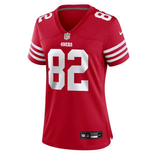 Ross Dwelley San Francisco 49ers Nike Women's Team Game Jersey -  Scarlet