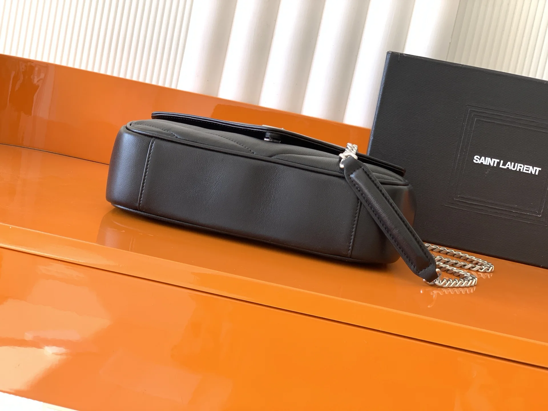 Saint Laurent Loulou Black Lambskin Shoulder Bag product photo from LabelPicks