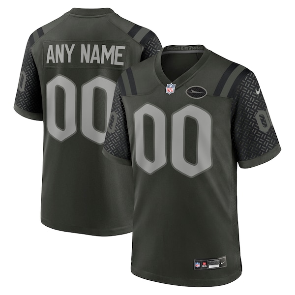 New York Jets Nike 2025 Rivalries Collection Custom Game Jersey - Gotham Green