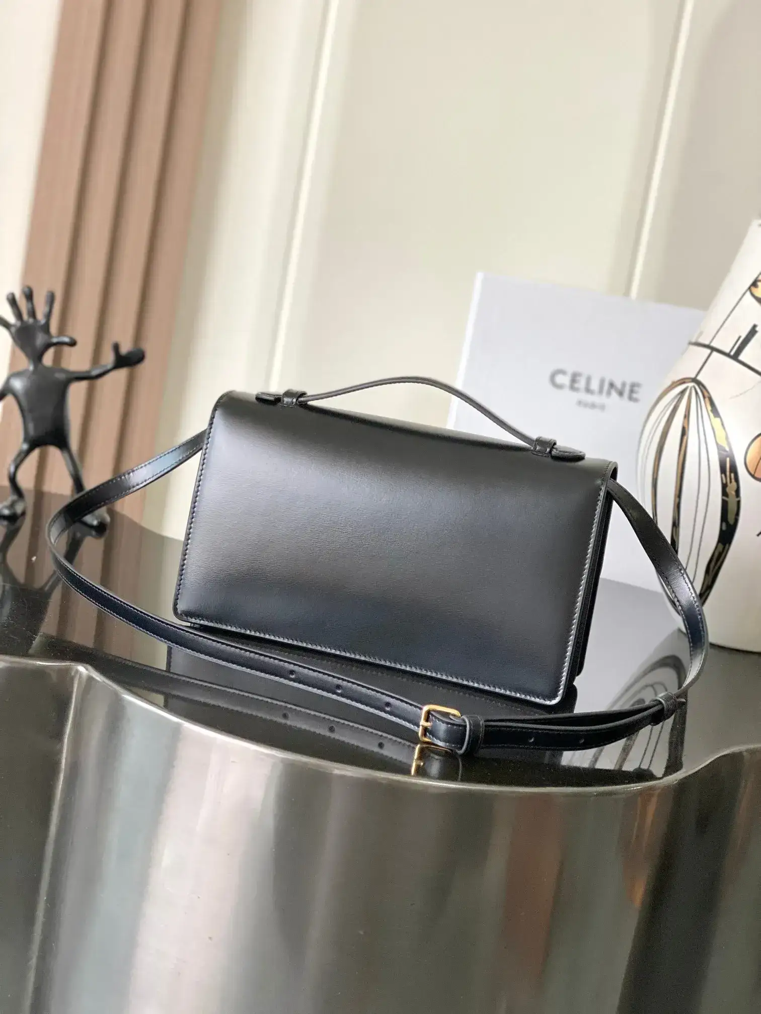 Celine Calfskin Triomphe Shoulder Bag product photo from LabelPicks