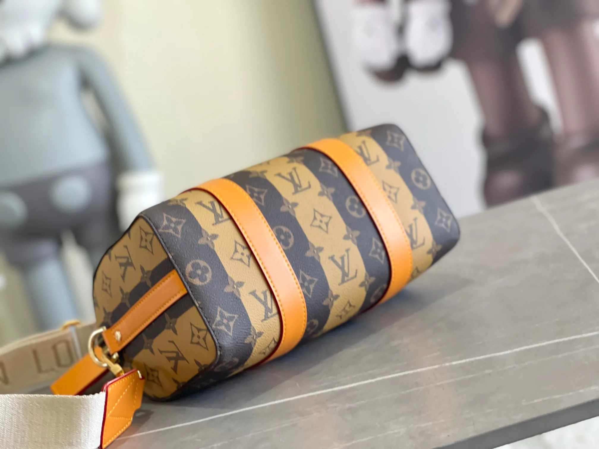 Louis Vuitton Brown Keepall Tote Bag product photo from LabelPicks