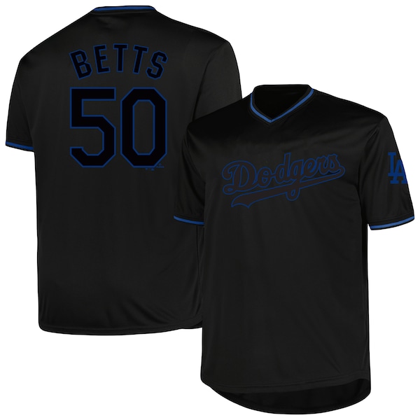 Mookie Betts Los Angeles Dodgers Profile Big & Tall Pop Fashion Player Jersey - Black