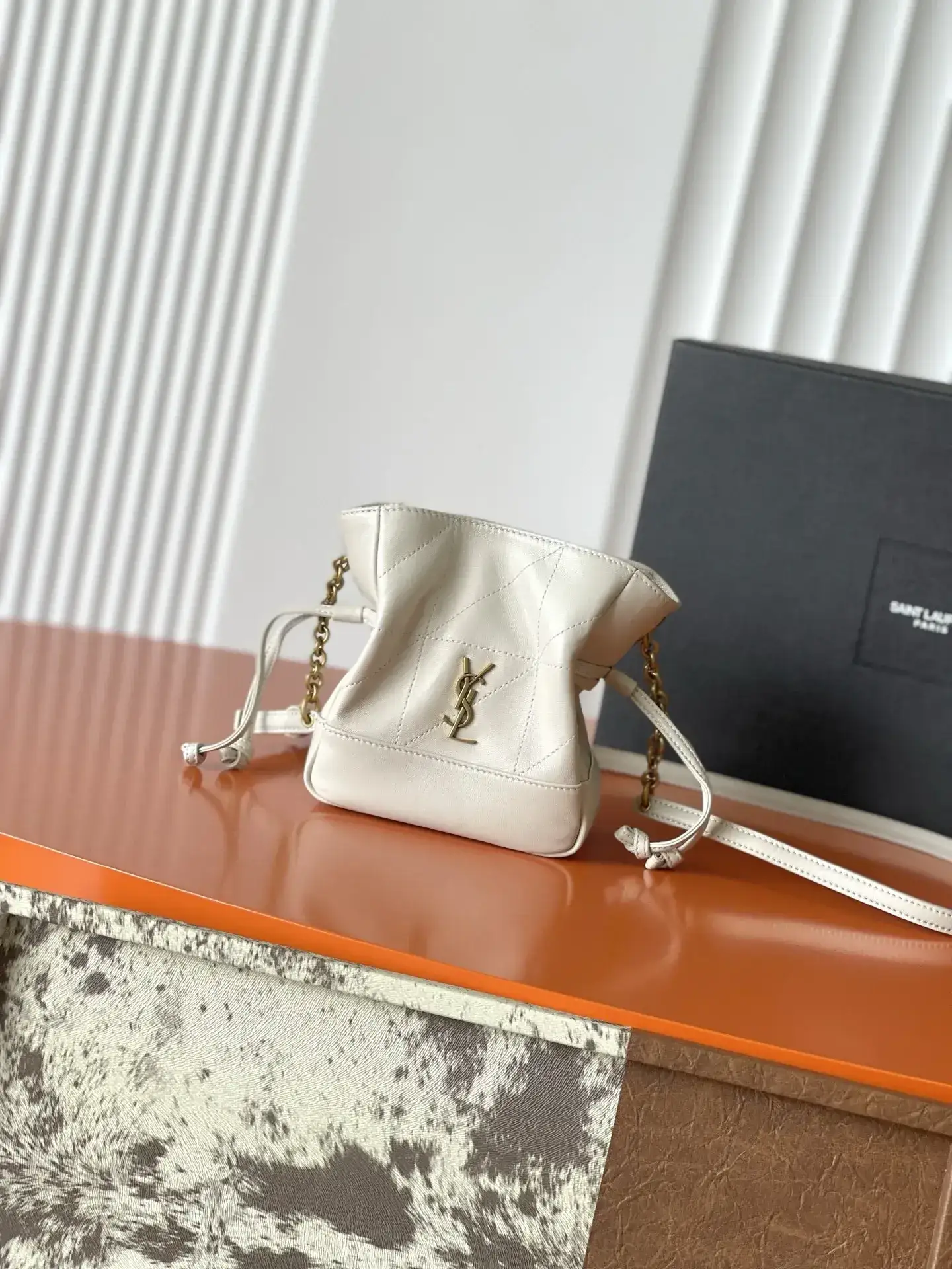Saint Laurent Lambskin Jamie Bucket Bag product photo from LabelPicks