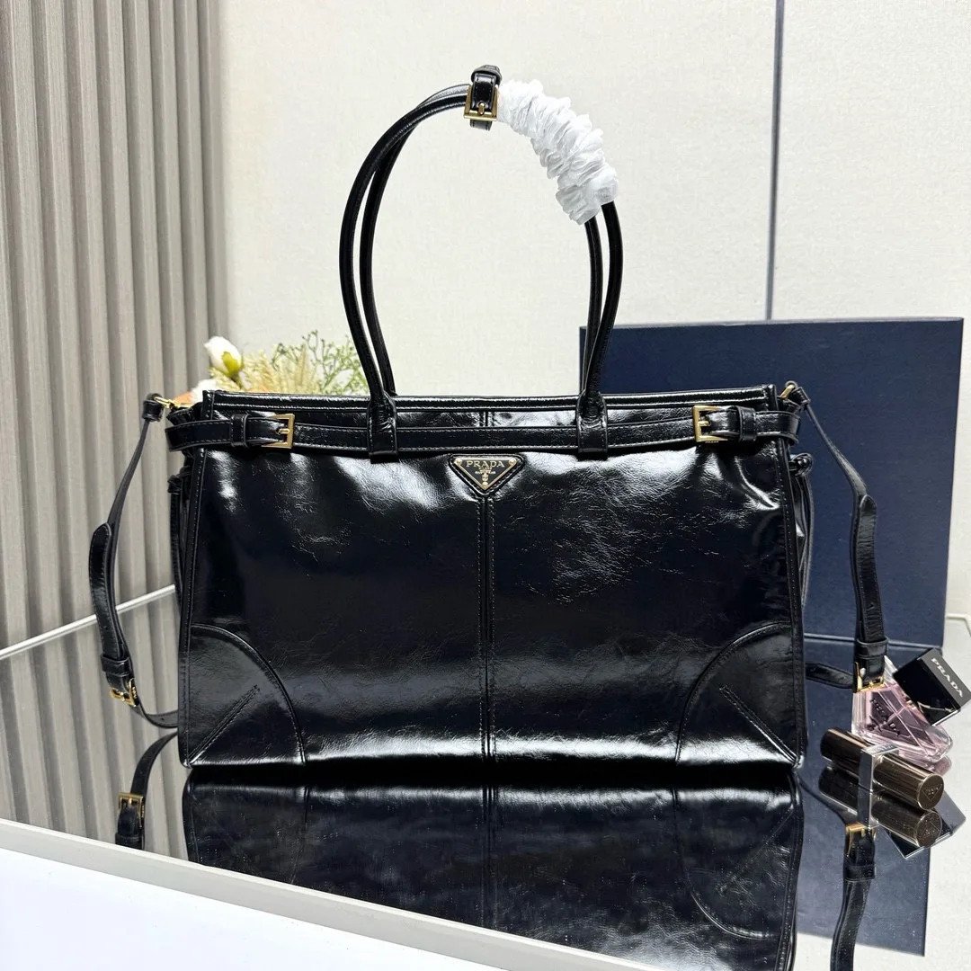 Prada Polished Top Handle Bag product photo from LabelPicks