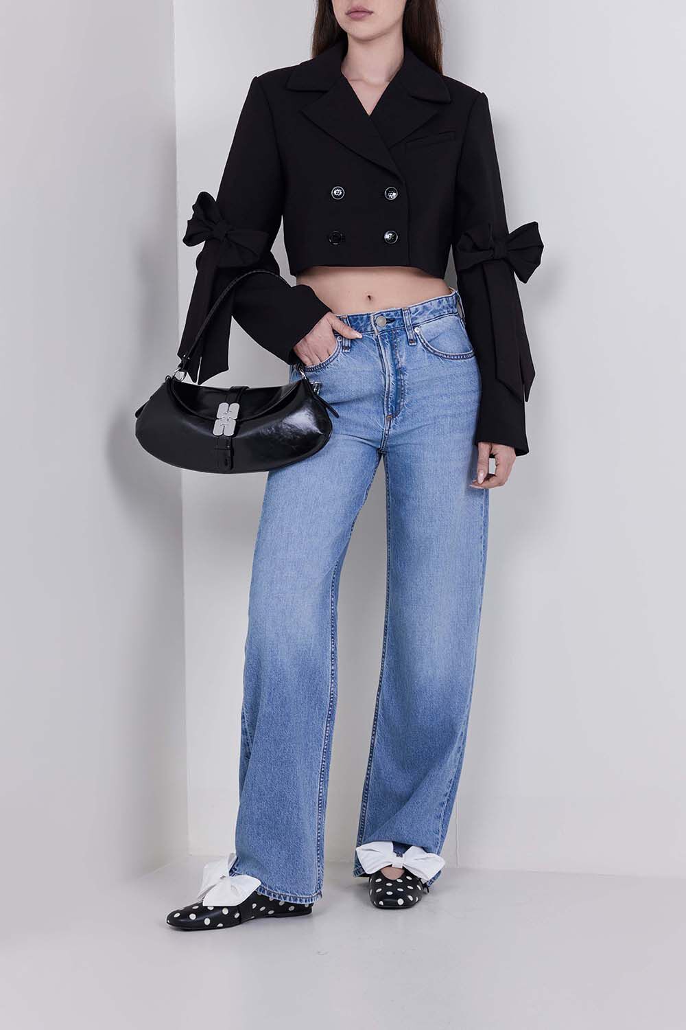 RAG & BONE מכנסי ג'ינס בגזרה משוחררת