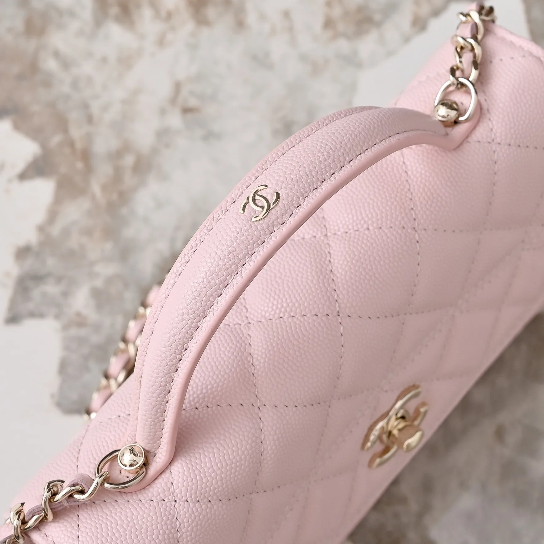 Chanel Gold Quilted Leather Shoulder Bag product photo from LabelPicks