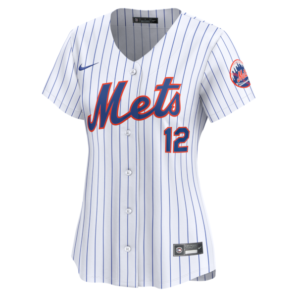 Francisco Lindor New York Mets Nike Women's Home Limited Jersey - White