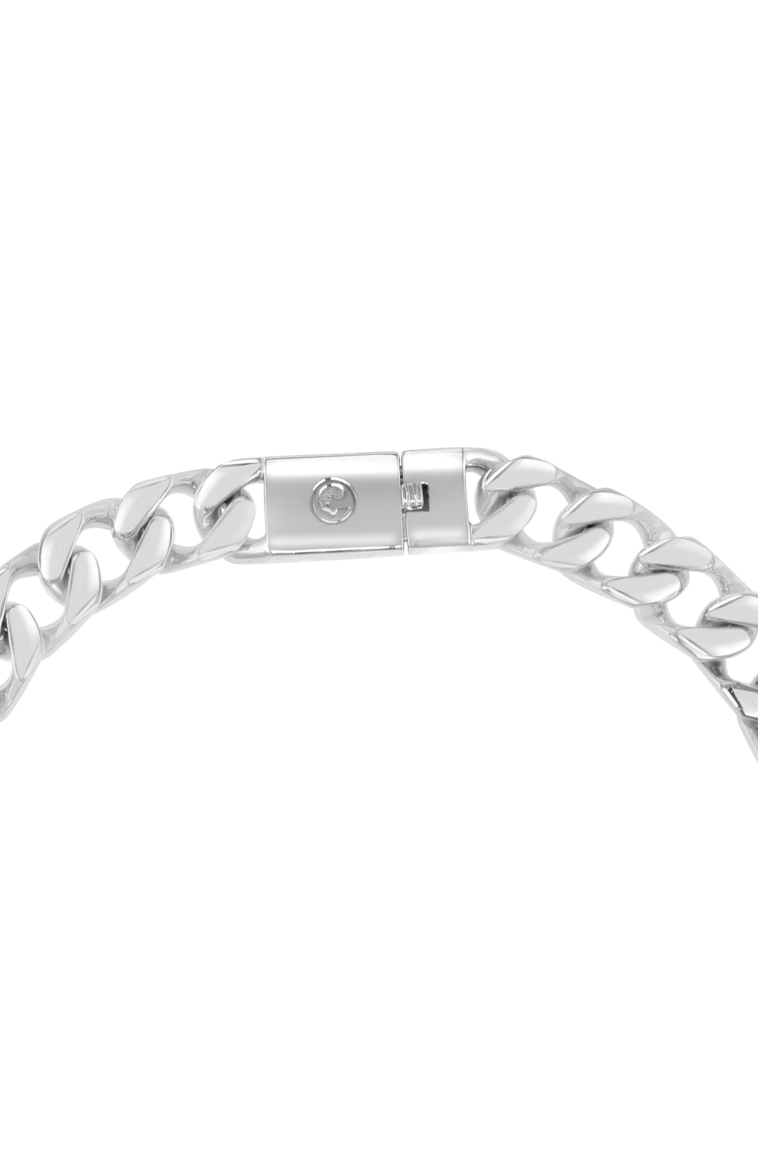EFFY Men's White Sapphire Chain Bracelet