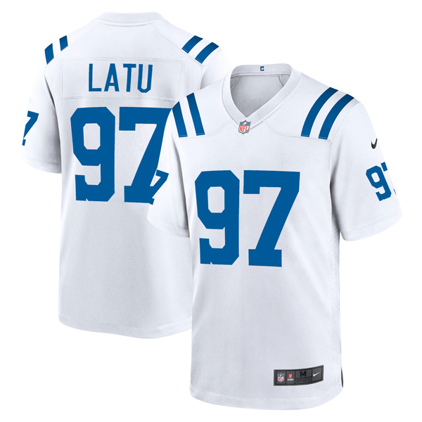 Laiatu Latu Indianapolis Colts Nike 2024 NFL Draft First Round Pick Player Game Jersey - White