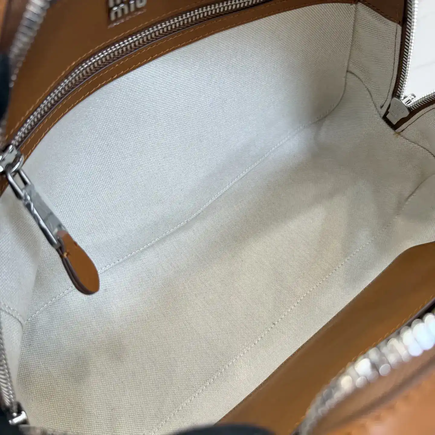 Miu Miu Calfskin Vivant Top Handle Bag product photo from LabelPicks