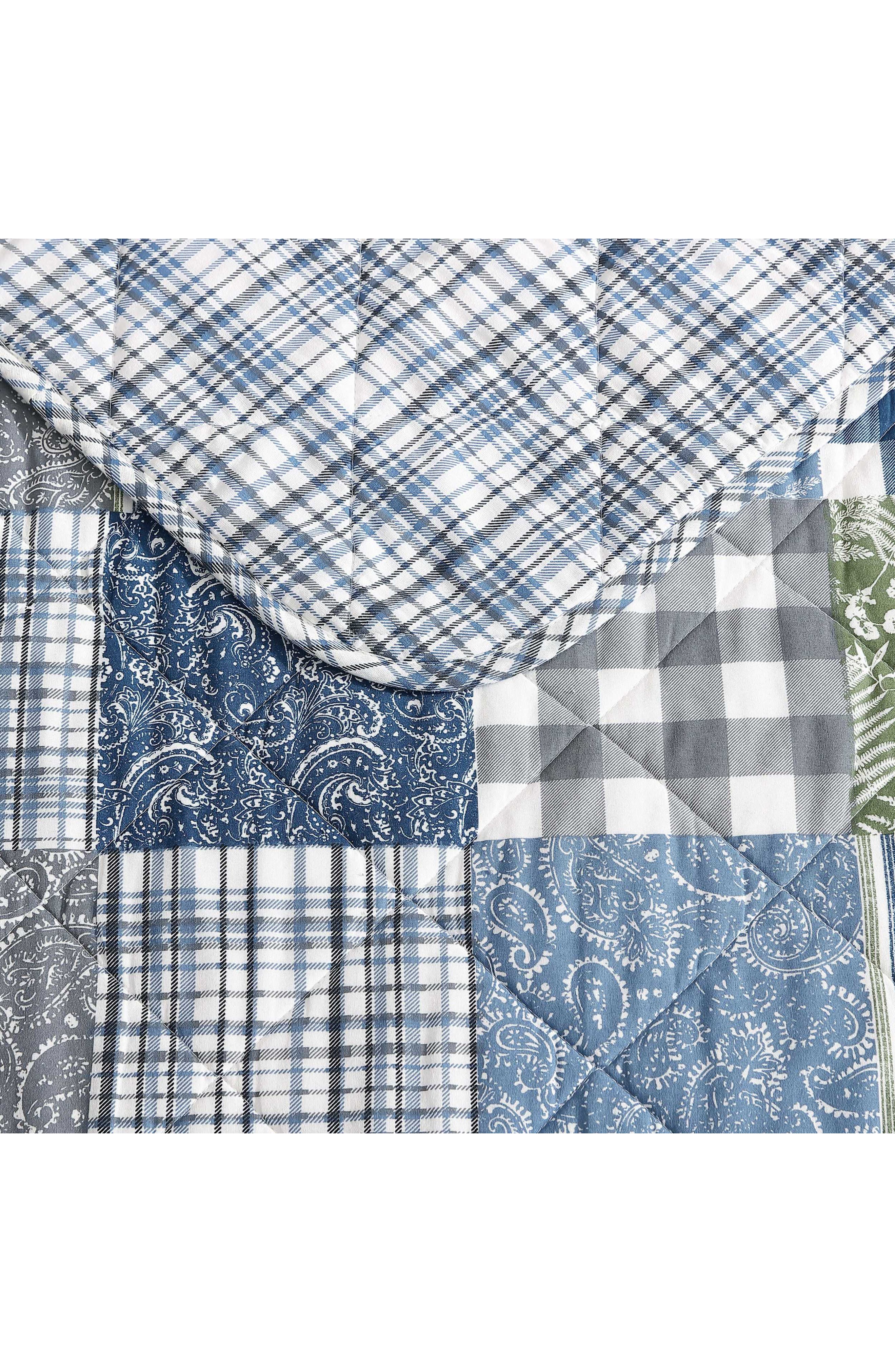 Eddie Bauer Cozy Plaid Cotton Quilt 3-Piece Set